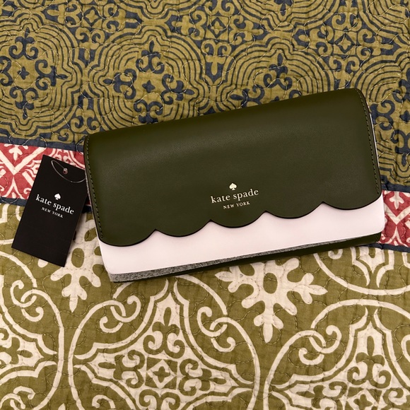 NWT Kate Spade Gemma Crossbody Enchanted Olive Green Purse Wallet - Picture 2 of 6